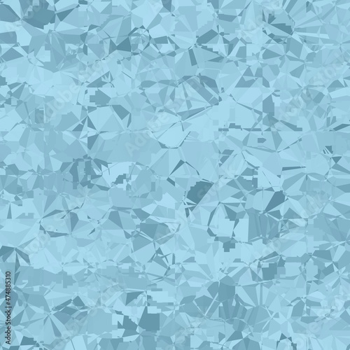 Abstract macro crystal geometric background texture Sky blue color. Random pattern background. Texture Sky blue color pattern background.
