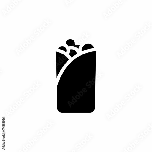 Arabic food icon in vector. Logotype;