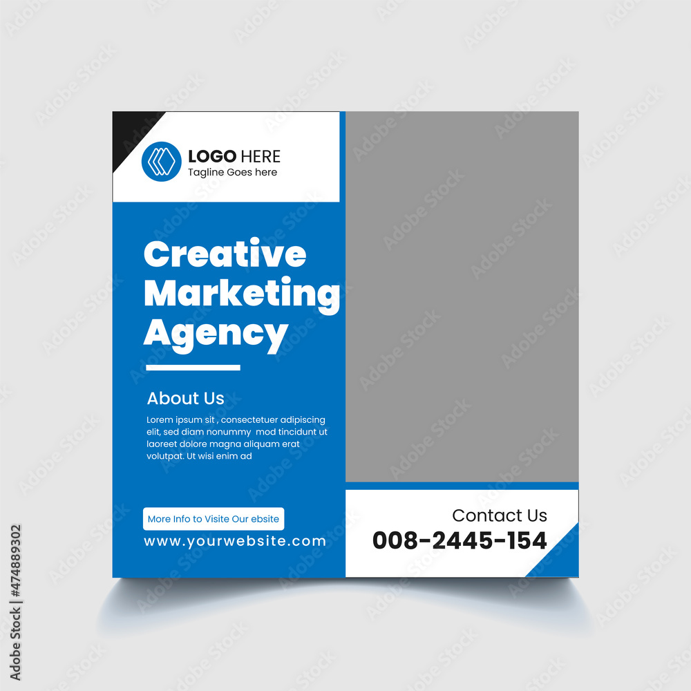 Obraz premium Marketing Social Media Post Banner Template