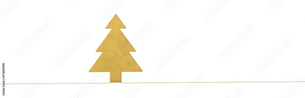 Merry christmas card banner with christmas tree Merry christmas card banner with christmas tree