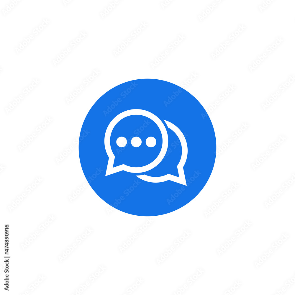 chat icon design template vector chat icon design template vector