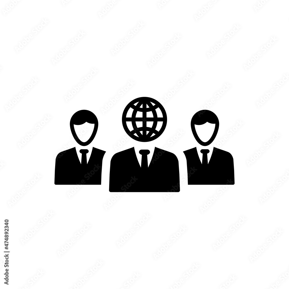 Business communication global icon Business communication global icon