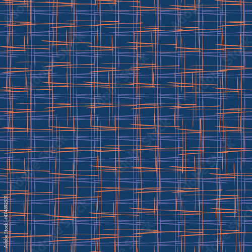An abstract rough checkered navy vector pattern