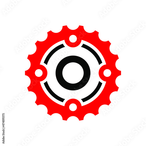 Bicycle Gear Logo can be used for company, icon, and others.