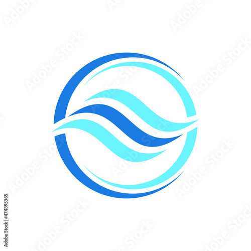 Blue Wave Logo can be used for company, icon, and others.