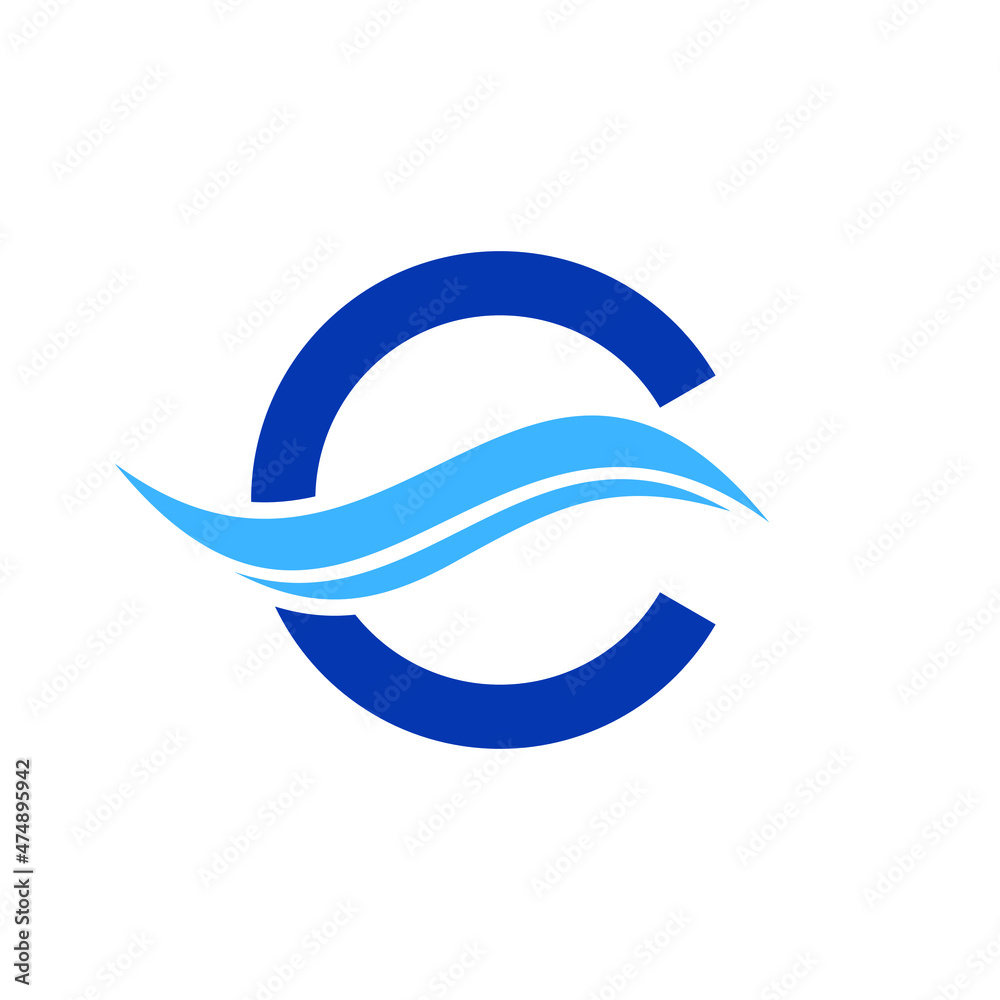 C Water Logo can be used for company, icon, and others. C Water Logo can be used for company, icon, and others.