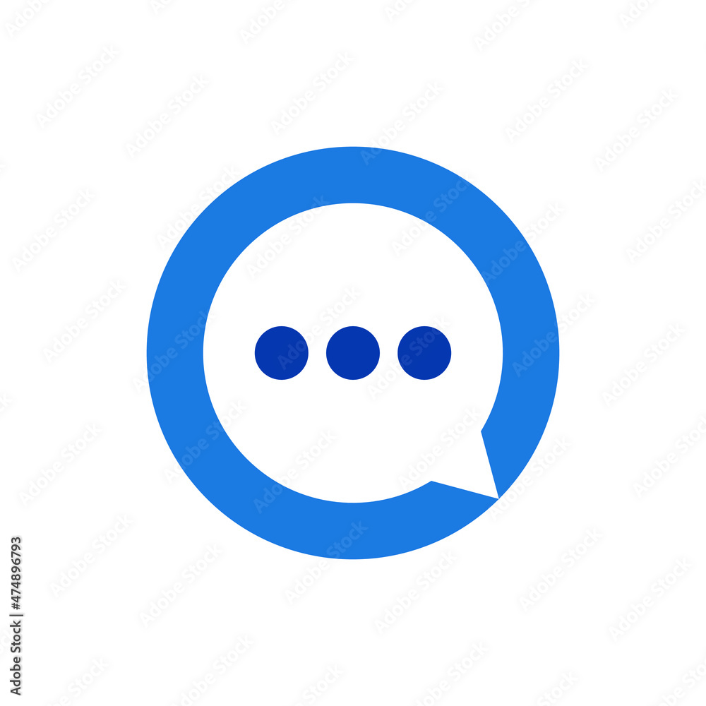 Chat Logo can be used for company, icon, and others. Chat Logo can be used for company, icon, and others.