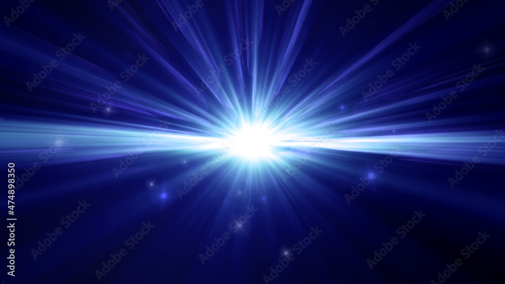 abstract of digital lens flare background