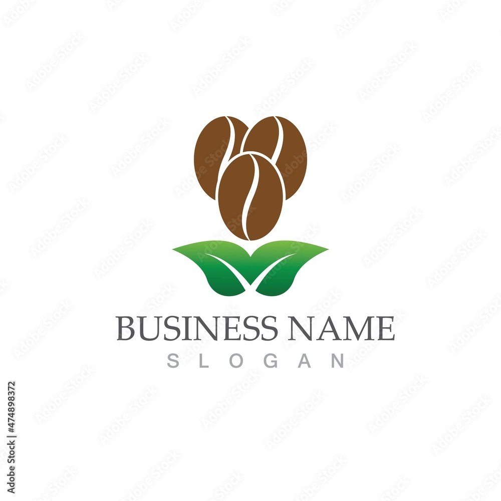 coffee bean icon vector illustration coffee bean icon vector illustration