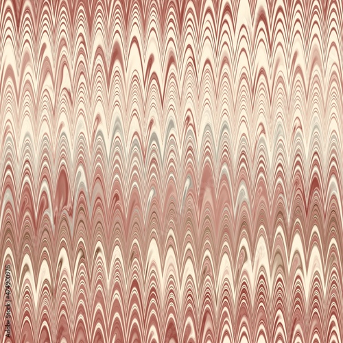 Seamless combed Turkish ebru marble effect surface pattern design for print. High quality illustration. Luxurious ancient art form. Wavy liquid fluid marbled book paper antique graphic design.