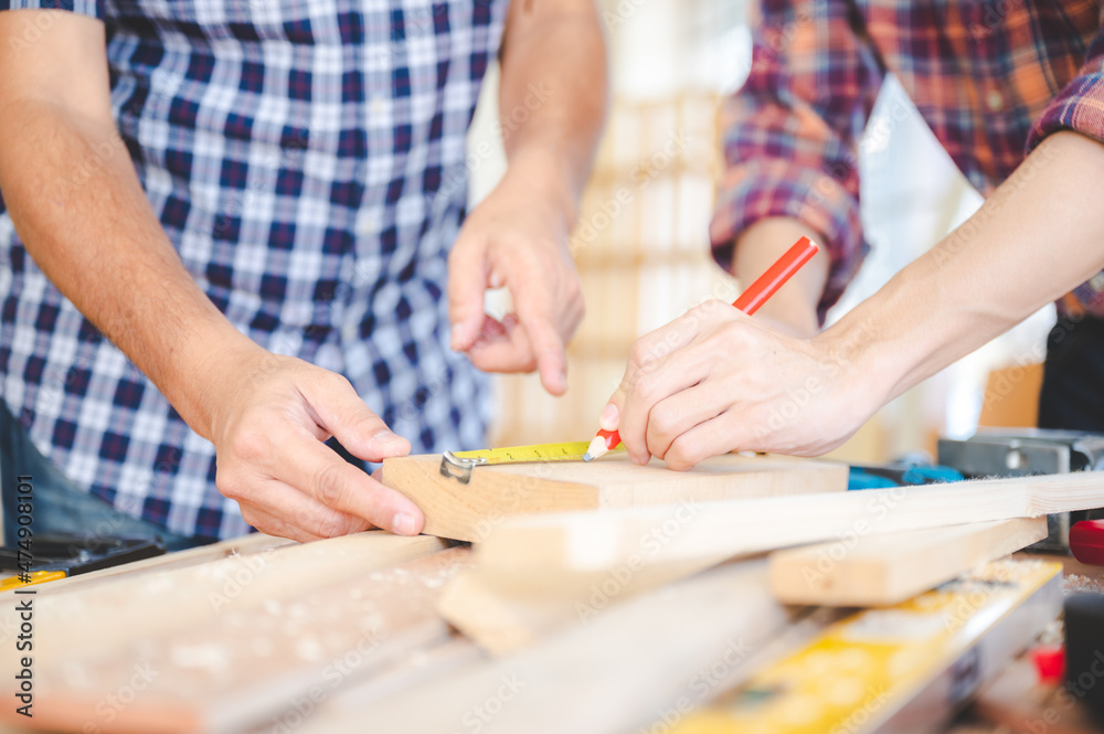 wooden workshop concept, carpenter team craftsman person working with a wood work construction tool wooden workshop concept, carpenter team craftsman person working with a wood work construction tool