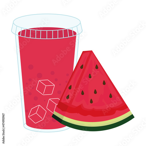 smoothie watermelon fruit