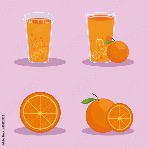smoothie fresh orange