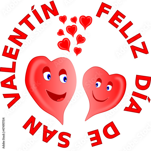 Graciosos y simpáticos corazones para felicitar el día de San Valentín