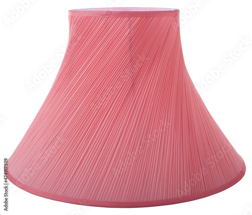 Принти на полотні isolated close up shot of a light red classic cut corner deluxe bell shaped  tap