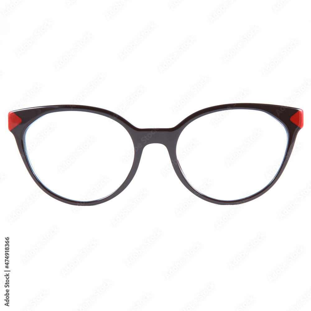 Sun goggles and glasses for vision in red frames
Red glasses frames on white background Sun goggles and glasses for vision in red frames
Red glasses frames on white background