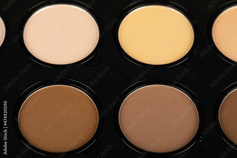 Close up face contour palette Close up face contour palette
