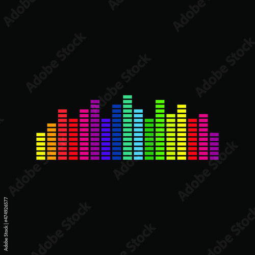 Equalizer Logo can be used for company, icon, and others.