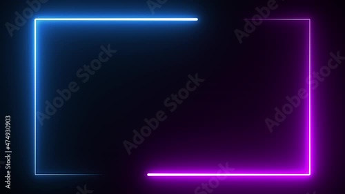 Abstract neon studio background in bright colors. Colorful neon template Soft color background live concert wall neon gradient web element