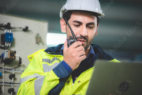 engineering worker manage w...