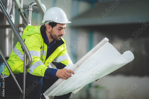 engineering worker manage w...