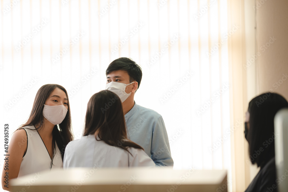 medical activity in hospital, professional doctor person talking with team or patient together medical activity in hospital, professional doctor person talking with team or patient together