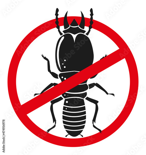 no termite icon vector