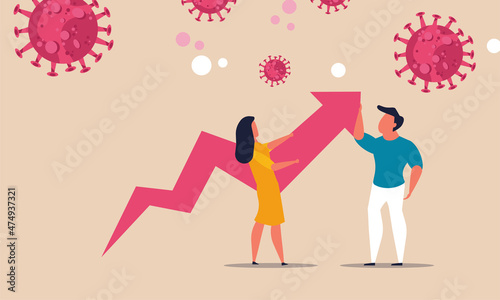 Money stimulus help finance business. Coronavirus first aid economics federal investor. Vector illustration support and recovery dollar wealth. Panic financial bankruptcy stock market deposit