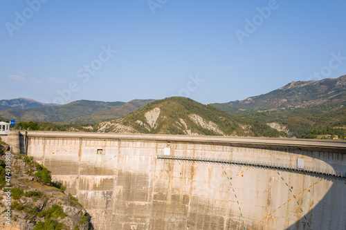 Wallpaper Mural The Barrage de Castillon in Europe, France, Provence Alpes Cote dAzur, Var, in summer, on a sunny day. Torontodigital.ca