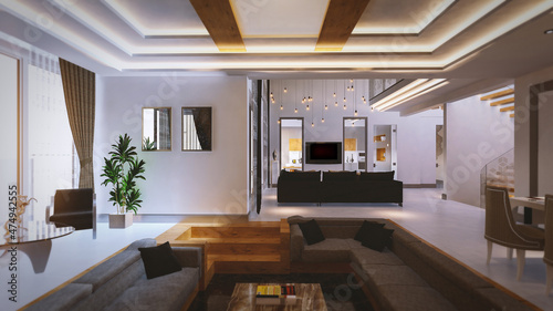 luxury hotel room  modern living room  Villa Desing  villa tasar  m  Villa      mekan