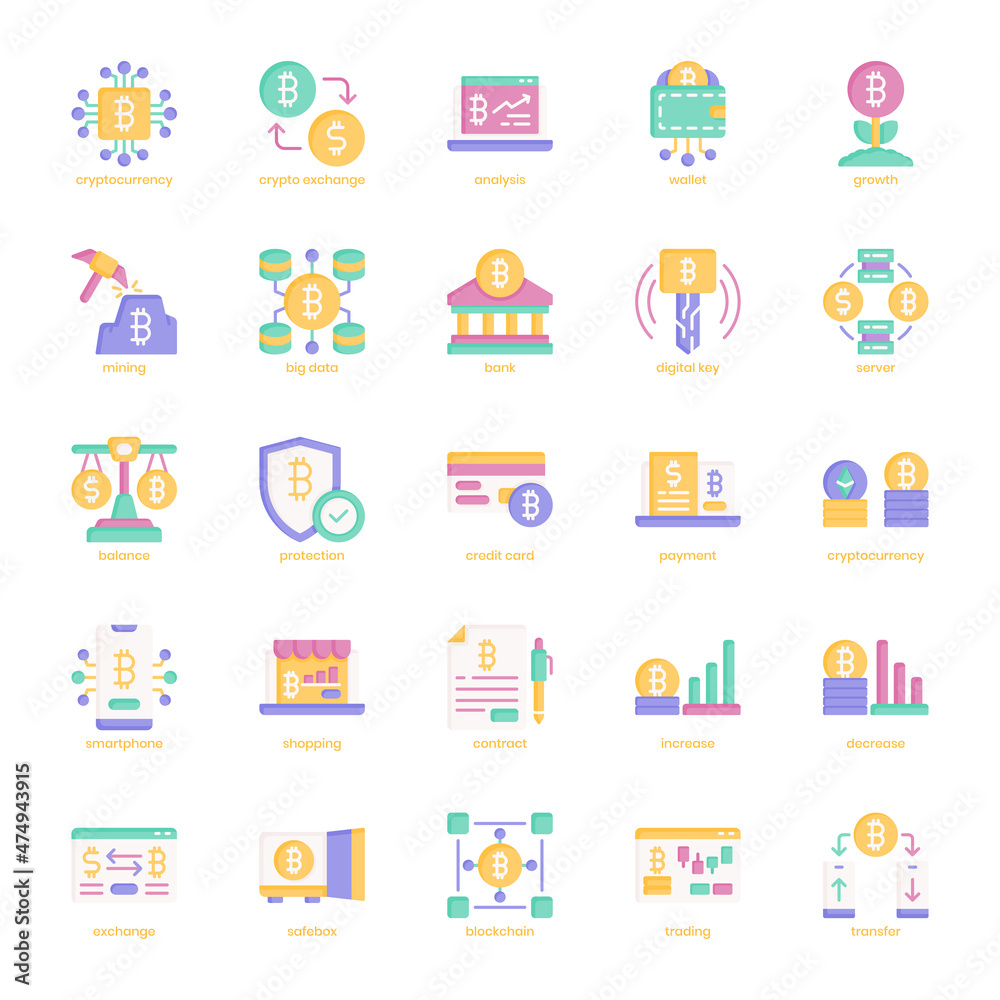 Cryptocurrency icon pack for your website design, logo, app, UI. Cryptocurrency icon flat design. Vector graphics illustration and editable stroke. Cryptocurrency icon pack for your website design, logo, app, UI. Cryptocurrency icon flat design. Vector graphics illustration and editable stroke.