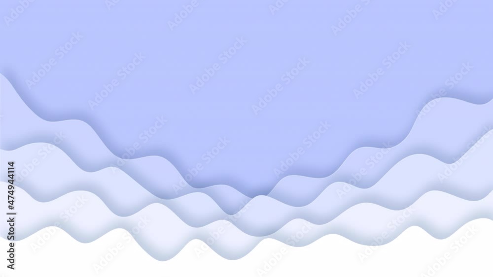 abstract waves banner. paper cut style. 3D loop background with copy space for text. Motion graphics template for business presentations and advertisment. fluid curves, shapes with shadows. 4k footage abstract waves banner. paper cut style. 3D loop background with copy space for text. Motion graphics template for business presentations and advertisment. fluid curves, shapes with shadows. 4k footage