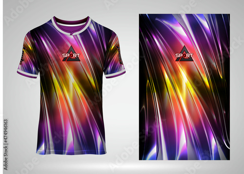 Sport background texture pattern. Sport pattern fabric textile. Sport jersey t-shirt. Soccer jersey mockup for sports club.