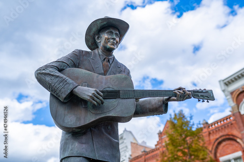 Hank Williams Statue - Montgomery, Alabama photo