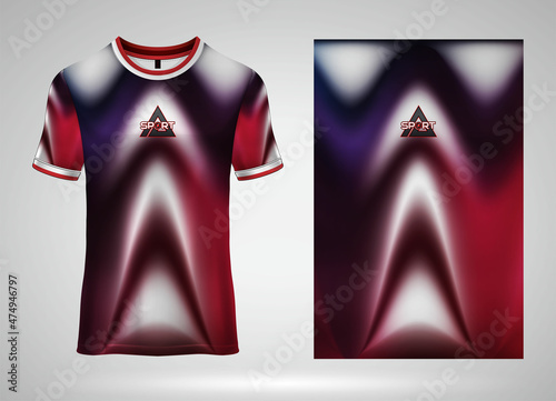 Sport background texture pattern. Sport pattern fabric textile. Sport jersey t-shirt. Soccer jersey mockup for sports club.