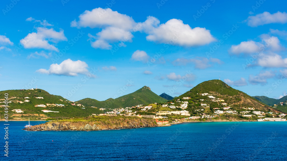 tropical island of Sint Maarten