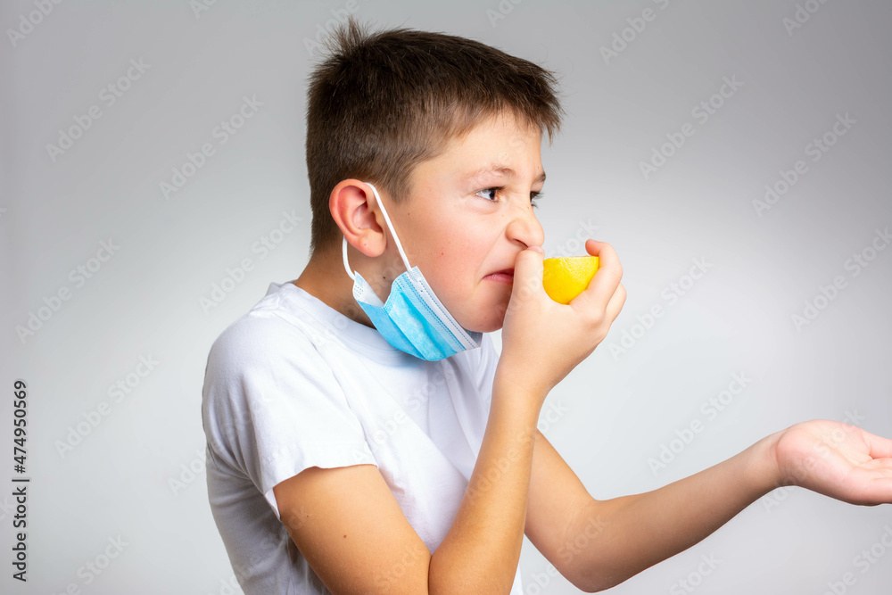Anosmia or smell blindness loss of the ability to smell one of the