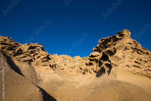 Vlychada beach volcanic ash...