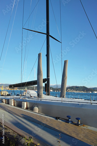 sailing yacht with a lenght of 27 meters one of the most cutting-edge racing yacht