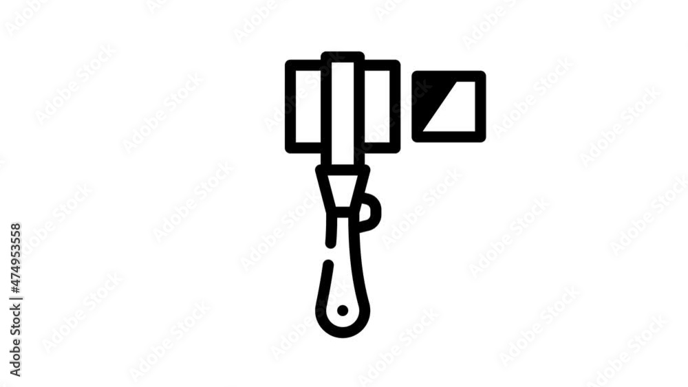 plastic pipes repair animated line icon plastic pipes repair sign. isolated on white background plastic pipes repair animated line icon plastic pipes repair sign. isolated on white background