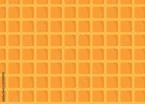 belgian waffle pattern- vector illustration- vector illustration