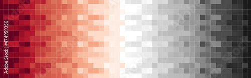 Abstract colorful gradient mosaic banner background. Vector illustration.