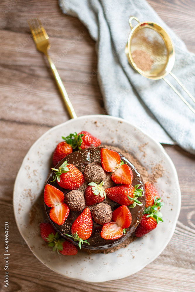 Chocolate Strawberry Cake Chocolate Strawberry Cake