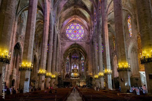 Palma Cathedral, Catedral de Santa María de Palma de Mallorca, Balearic Islands - Spain