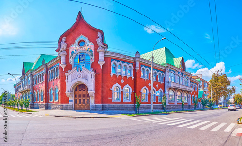 The former building of Russian Peasant Bank, Poltava, Ukraine photo