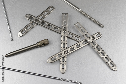 Surgical instruments in treatment of bone fractures 