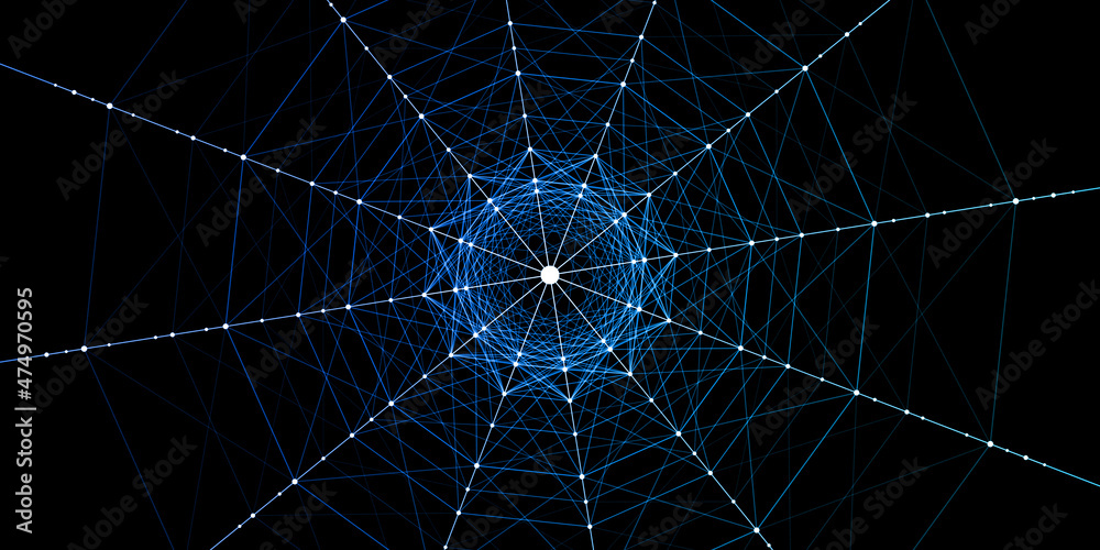 Fototapeta premium forma, collegamenti, network, rete, sociale, informatica