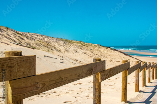 Dune de sable, plage de Messanges