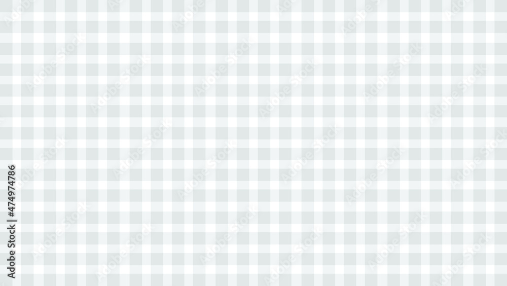 Vector background of grey and white checkered gingham pattern. Abstract, neutral, classic background. Copy space. Vector background of grey and white checkered gingham pattern. Abstract, neutral, classic background. Copy space.