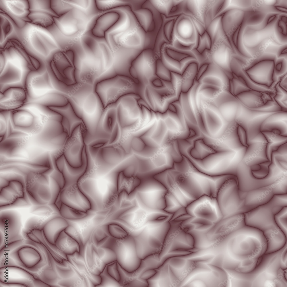 Fototapeta premium Seamless random abstract noise surface pattern design for print. High quality illustration. Two toned single color on cream white smooth graphic endless illustration. Artisitic contemporary print.